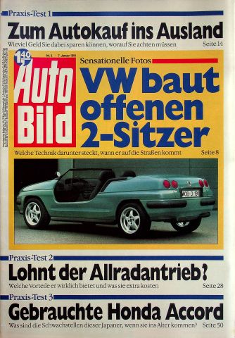 Deckblatt Auto Bild (02/1991)